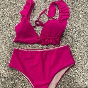 SHEIN pink bikini